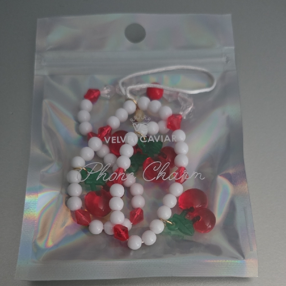 Velvet Caviar Phone Charm Cherries
